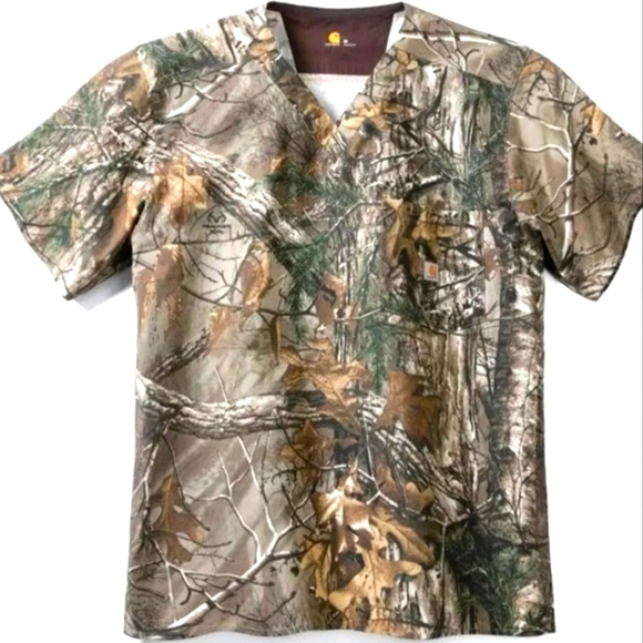 Carhartt Tops - Carhartt Realtree V-Neck Scrub Top